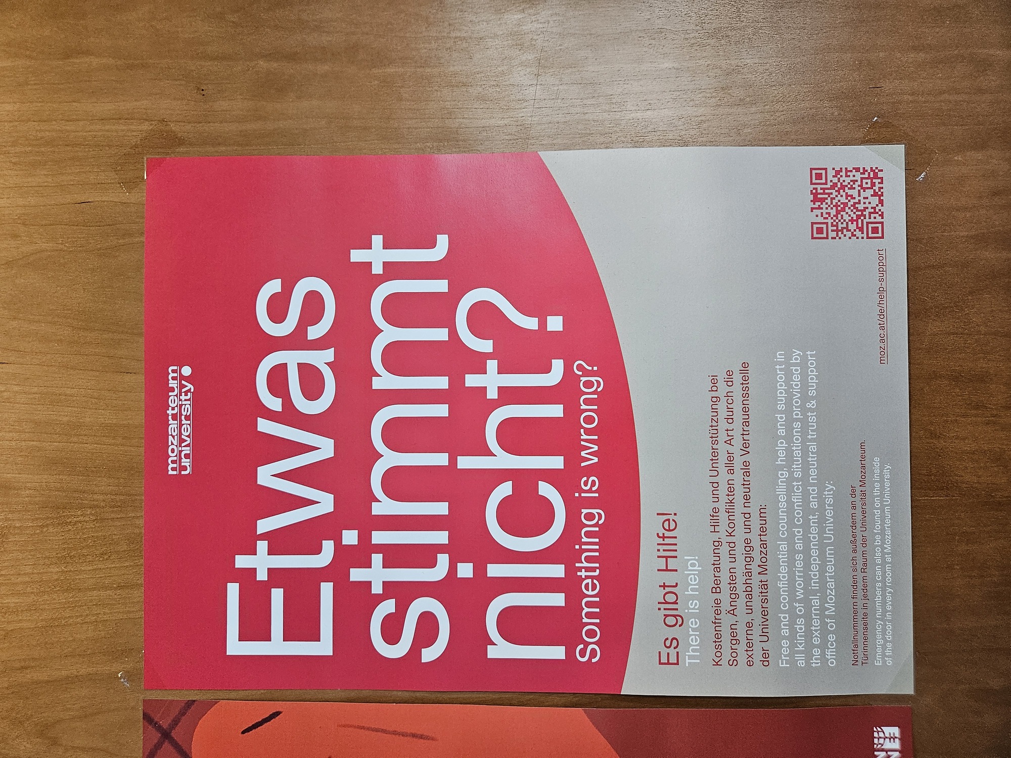 Poster Hilfe